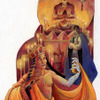 The priest's hand withers