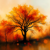 Golden Autumn Reflections #1
