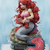 A Mermaid Brushing Her Hair