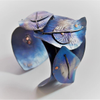 Wearable Art Anodized Titanium Bracelet Art- Fashion- Bangle Bracelet. Mir Gomolka Art
