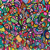 (available) KUZJA, stretched canvas, ready to hang. 50*61*1cm colorful abstract