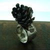 Ring  silver ,copper gold ,Gomolka Art Studio Line
