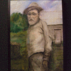 'OLD FRENCH LOUIE AT PILLSBURY CAMP'