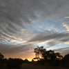 Sky ~Ribbed  cloud at sunset no. 2