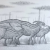 A Parasaurolophus Herd Migration in the Late Cretaceous 