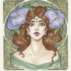 Lavender Moonflower Maiden