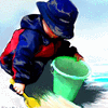 Boy with Sand Bucket