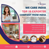 We Care India Top 10 Exporter Company from India