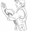 Charlie Weasley lineart