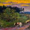 The cows are going home