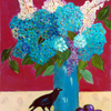 Hydrangeas and Plums