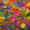 Abstract inspired by work of Jean-Pierre Lafrance