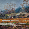 The First Snow Fell in the Village