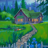 cottage in the woods