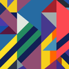 Vibrant Abstract Triangles