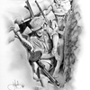 ANZAC soldiers drawing