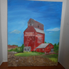 Montana Grain Elevator Painting # 263