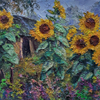 Sunflowers in the Garden