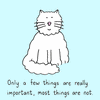 Most things are not important.