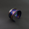 Wearable Art Anodized Titanium Bracelet Art- Fashion- Orion Nebula .Gomolk Art Line Studio