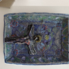 Wayside shrineJesus Tau  Pottery by Gomolka Art Studio