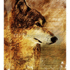 Rustic Wolf Wall Decor