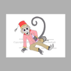Whimsical Monkey Business Illustration