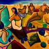 Bathers at Byron Bay