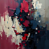 Vibrant Abstract Portrait in Profile
