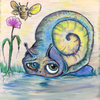 surrealistic snail png