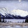 Alaskan Midnight sun painted at 13 years old