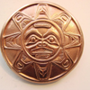 AnitaAvantGardArt ETSY USA HAIDA Spirit Belt Buckle . Belt Buckle West Coast Native 