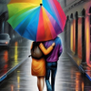 Through the rain
