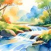 Tranquil River Landscape