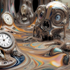 Melting Clocks and Skull