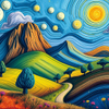 Abstract Hills 4