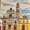 Urban sketch italy