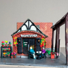 Flowershop, plasticine, cardboard, 25x17,5x12cm