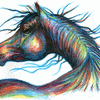 ~~Ulinska-Lisowska Original  Arabian Horse  Waterc