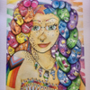 Rainbow self portrait