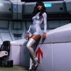 Sci-fi pinup (AI)
