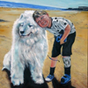 Boy with dog