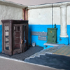 Inside the Front Entrance, plasticine, cardboard, 25x17,4x17 cm 