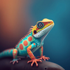 Whimsical Lizard