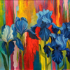 Blue irises