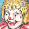 Little Girl Clown ACEO