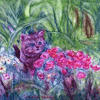 Kittten with Flowers
