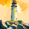 Lighthouse by the Shore