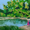 Showing the Twins the River