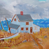 Abandoned Island Beach House Painting # 19